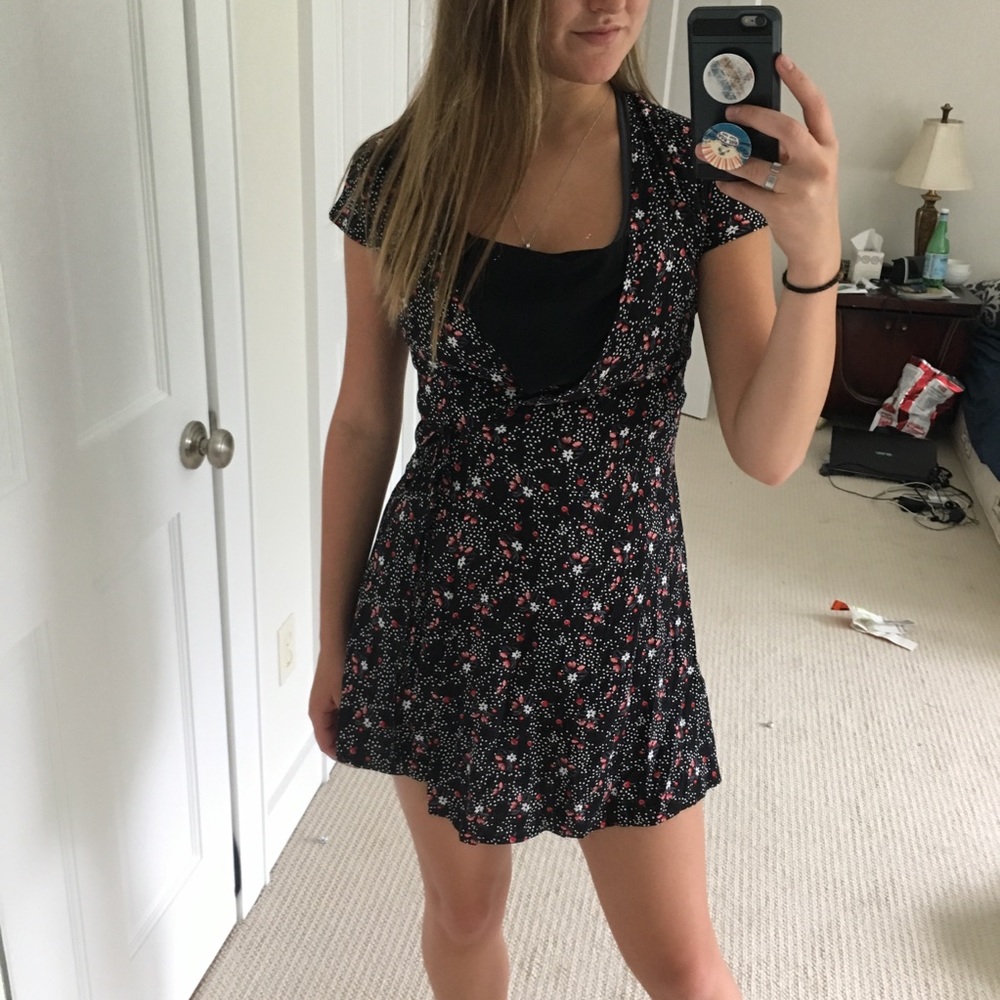Floral Wrap Dress